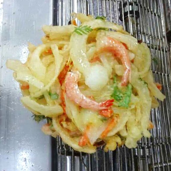 Shrimp And Vegetable Cake